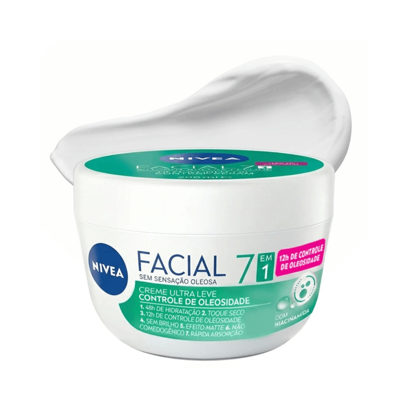 Creme Facial Nivea Controle da Oleosidade Ultraleve 7 em 1 100g