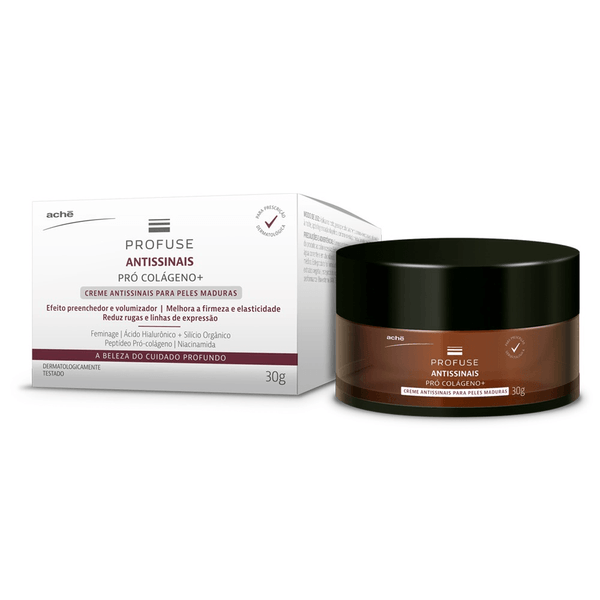 Creme Facial Antissinais Profuse Pró Colágeno Peles Maduras 30g