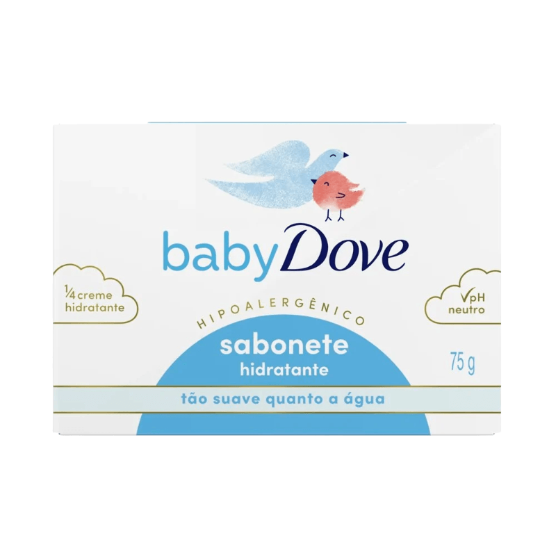 Sabonete em Barra Baby Dove Hidratação Enriquecida 75g