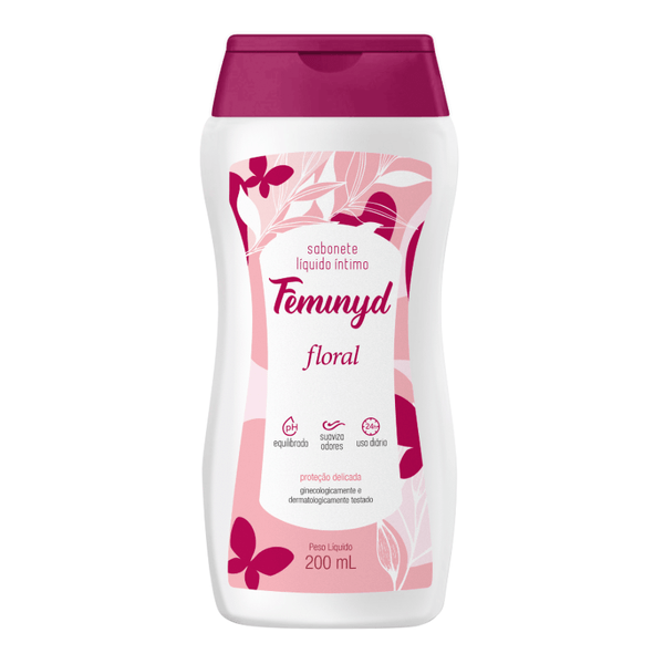 Sabonete Líquido Íntimo Feminyd Floral 200ml