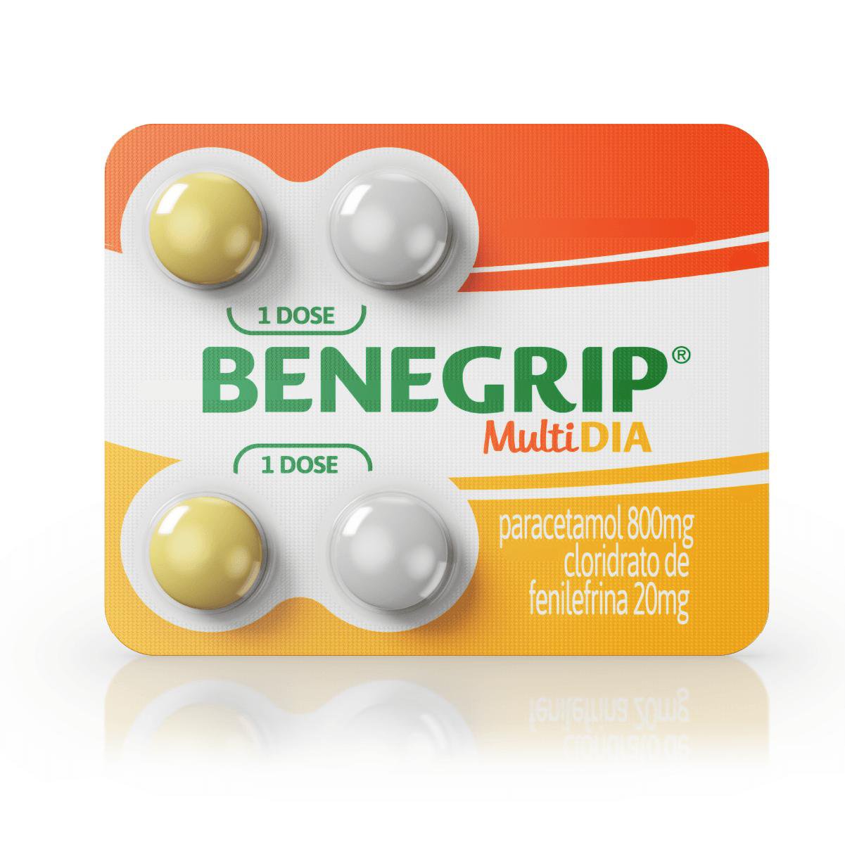Antigripal Benegrip Multi Dia 4 Comprimidos