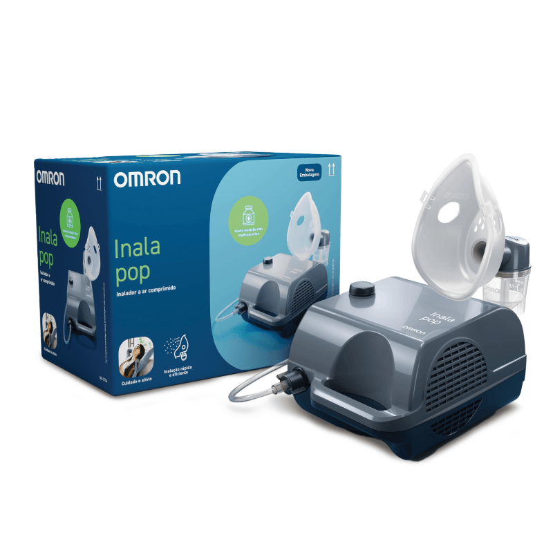 Inalador a Ar Comprimido Omron Inalapop NE-C704 1 Unidade