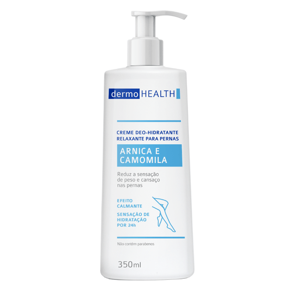 Creme Deo-hidratante Relaxante para Pernas Dermohealth Arnica e Camomila 350ml