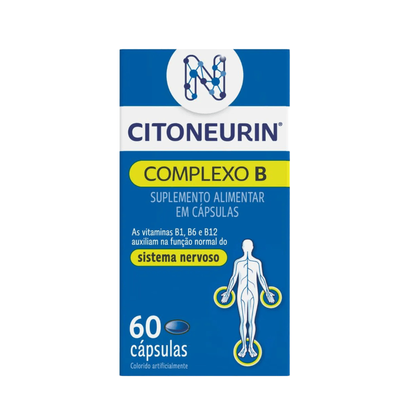 Suplemento Alimentar Citoneurin Complexo B 60 Cápsulas