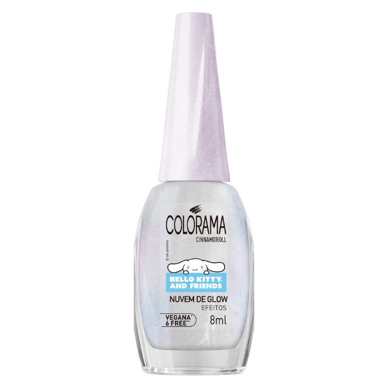 Esmalte Efeitos Colorama Hello Kitty And Friends Nuvem Glow 8ml
