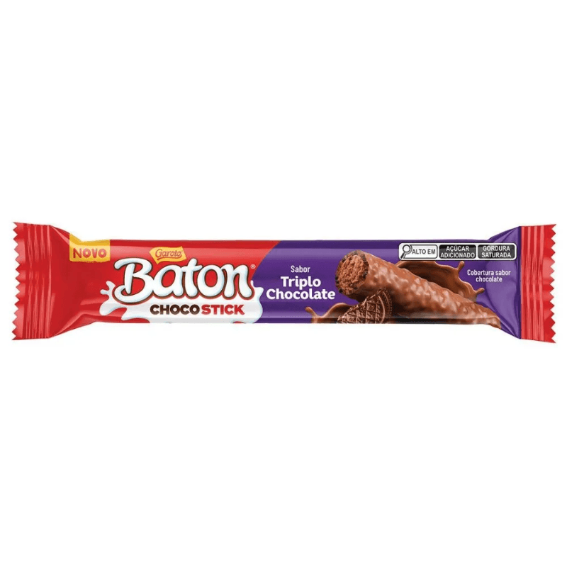 Chocolate Garoto Baton Choco Stick Triplo Chocolate 26g