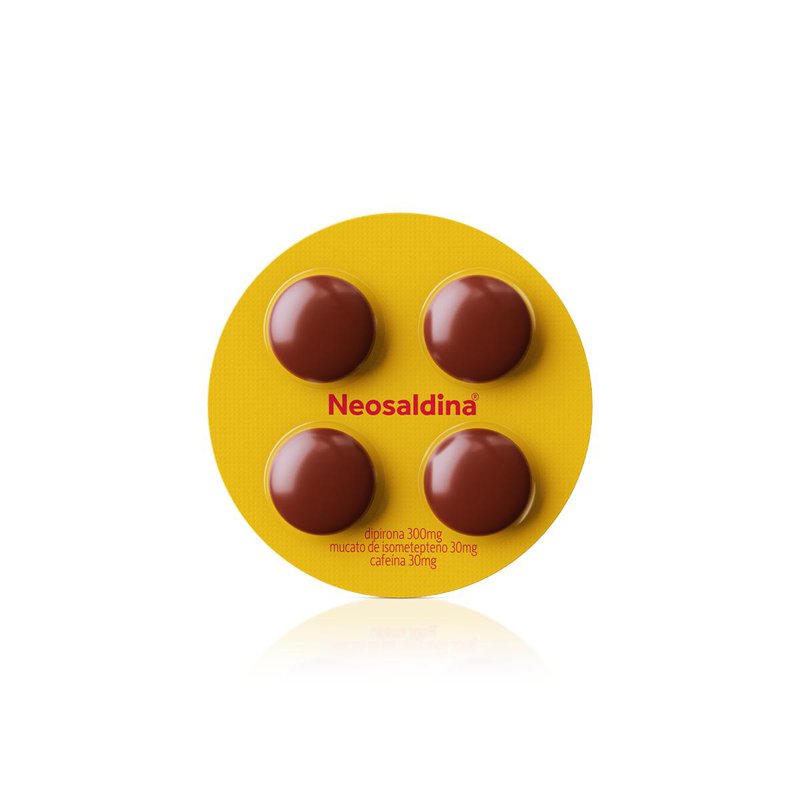 Analgésico Neosaldina 4 Comprimidos Revestidos