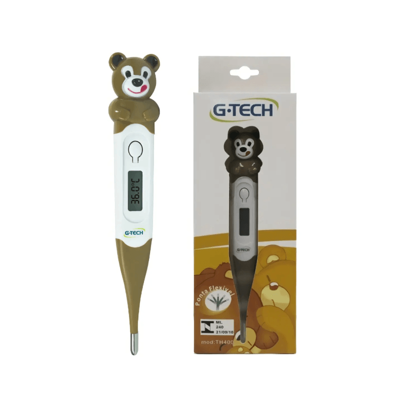 Termômetro Clínico Digital G-Tech Urso Flex com Ponta Flexível 1 Unidade