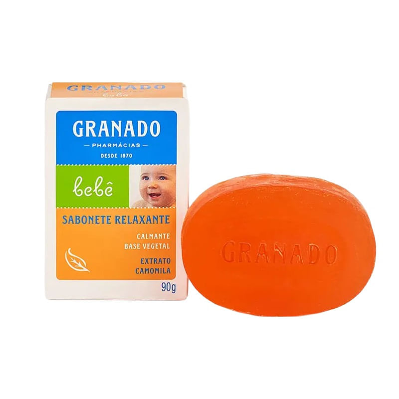 Sabonete de Glicerina em Barra Granado Bebê Camomila 90g