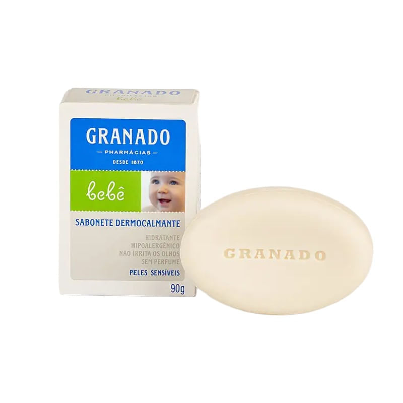 Sabonete de Glicerina em Barra Granado Bebê Dermocalmante 90g