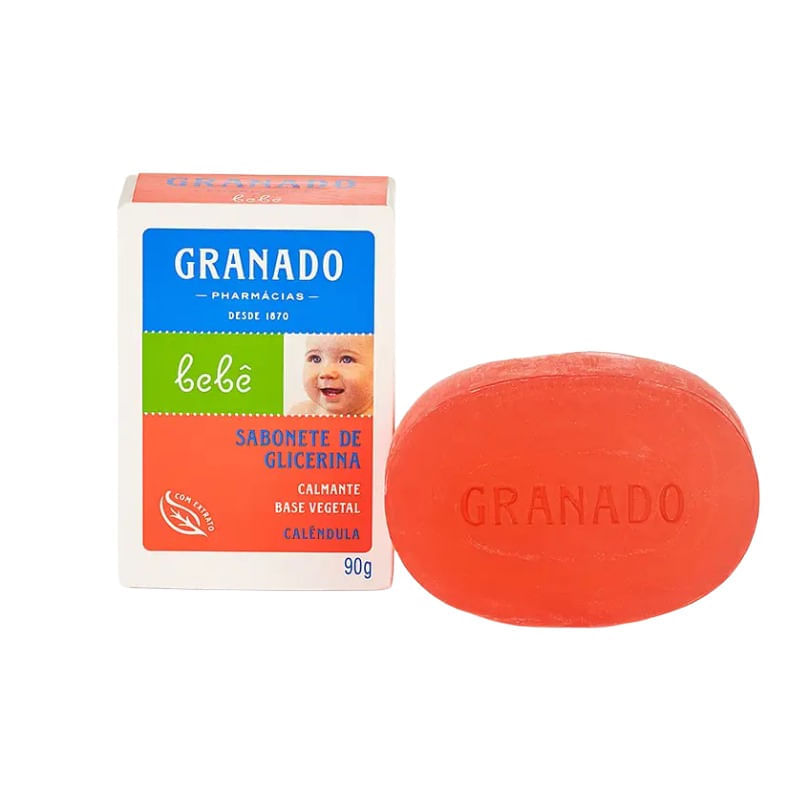 Sabonete em Barra de Glicerina Granado Bebê Calêndula 90g