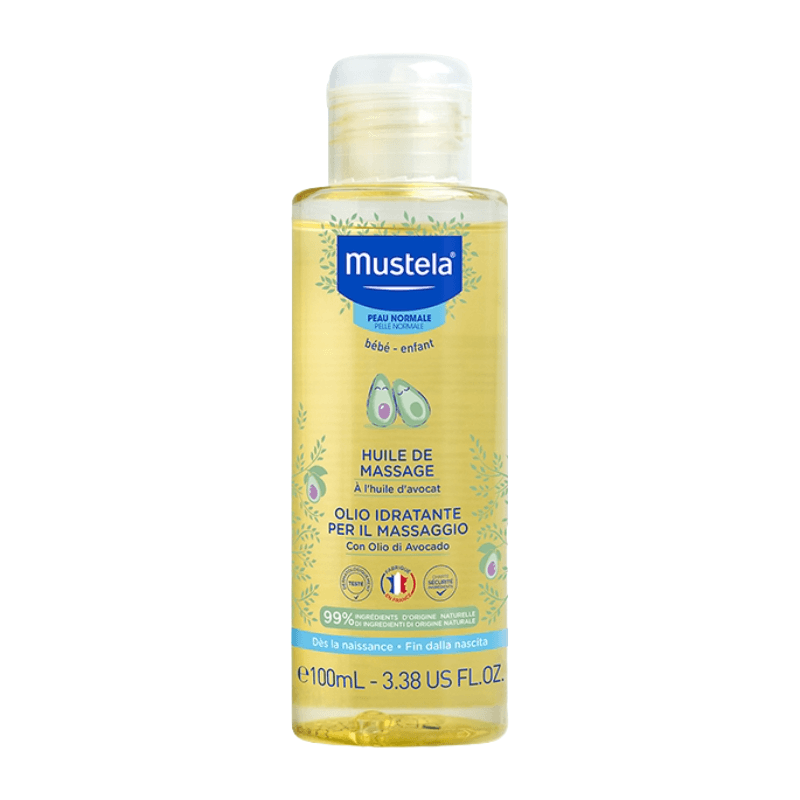 Òleo Hidratante para Massagem com Abacate Orgânico Mustela Bebê 100ml
