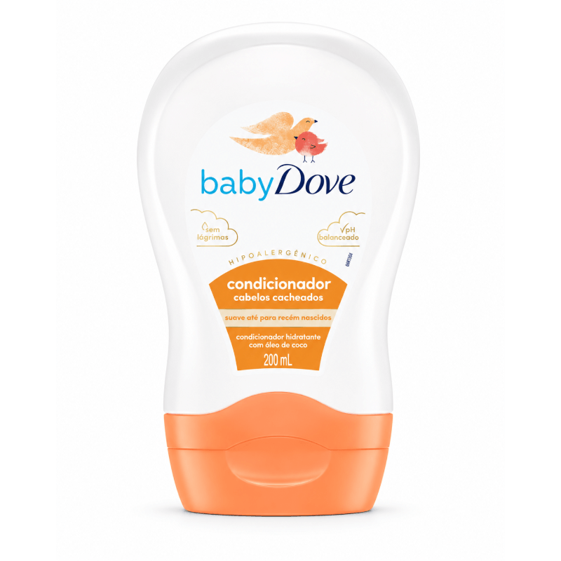 Condicionador Baby Dove Cabelos Cacheados 200ml