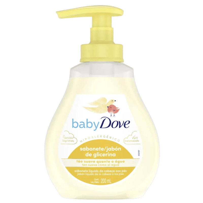 Sabonete Líquido Baby Dove Hidratação Glicerinada 200ml