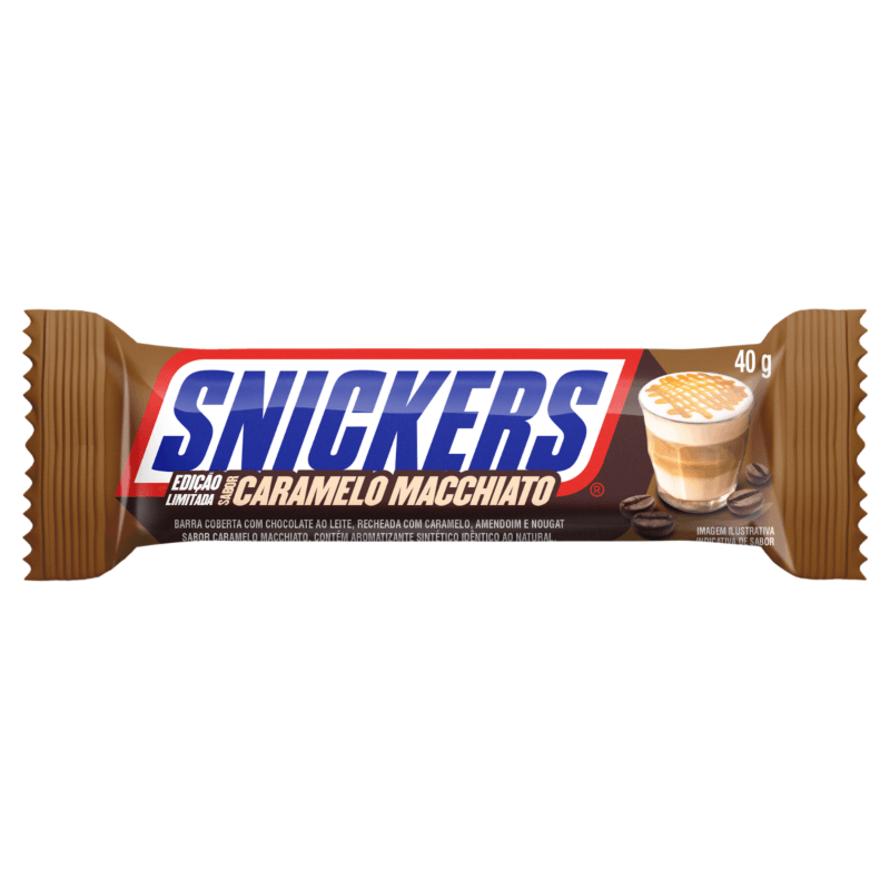 Chocolate Snickers Caramelo Macchiato 40g