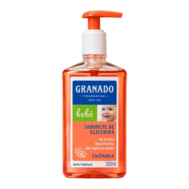 Sabonete Líquido de Glicerina Granado Bebê Calêndula 250ml