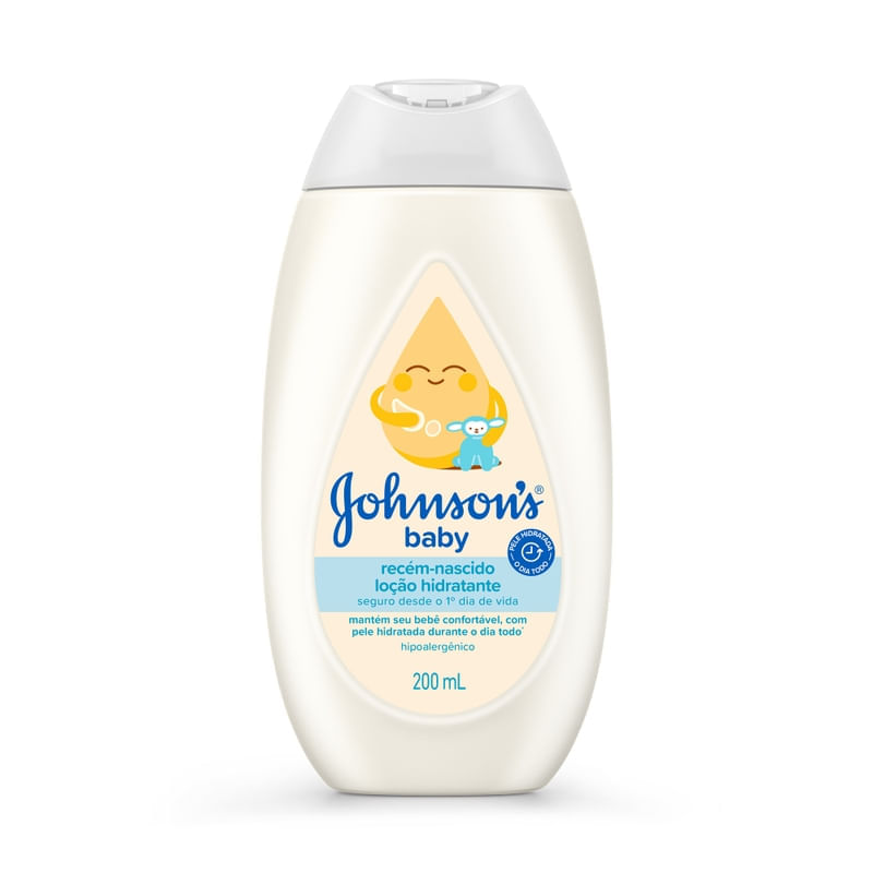 Loção Hidratante Johnson's Baby Recém-Nascido 200ml