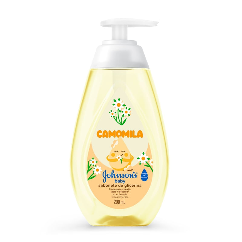 Sabonete Líquido Johnson's Baby Glicerina Camomila 200ml