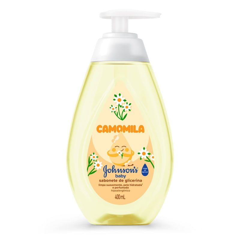Sabonete Líquido Johnson's Baby Glicerina Camomila 400ml
