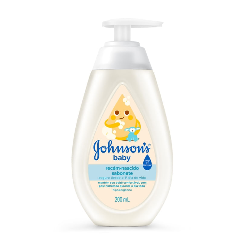 Sabonete Líquido Johnson's Baby Recém-Nascido 200ml