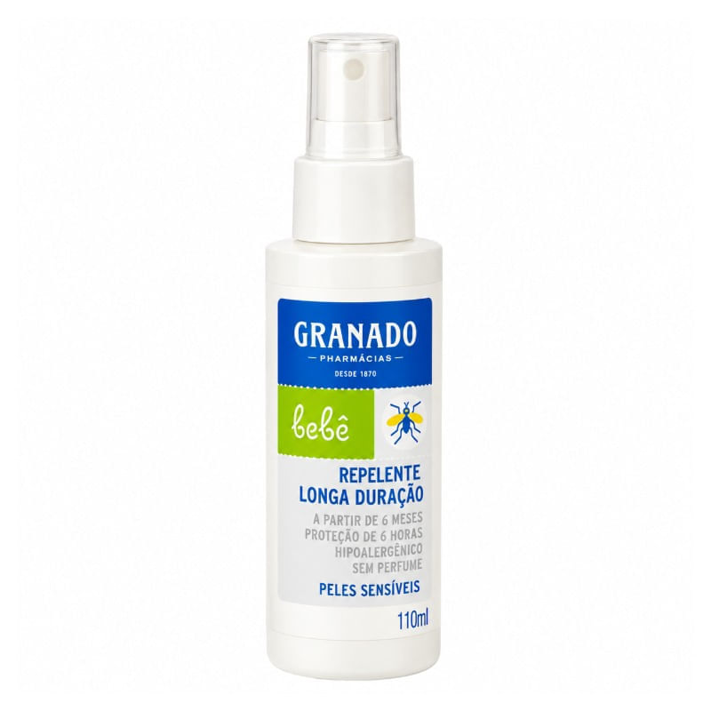 Repelente Bebê Granado Longa Duração  Peles Sensíveis 110ml